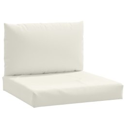Poduszki na sofę z palet, 2 szt., kremowy melanż, tkanina Lumarko!