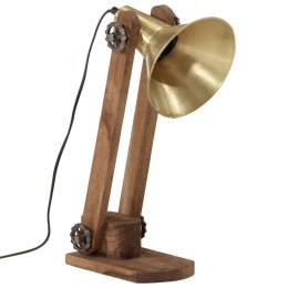 Lampa stołowa, 25 W, antyczny mosiądz, 23x13x52 cm, E27 Lumarko!