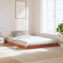 Rama łóżka, woskowy brąz, 140x190 cm, lite drewno sosnowe Lumarko!