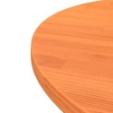 Blat stołu, okrągły, woskowy brąz, Ø70x2,5 cm, drewno sosnowe Lumarko!