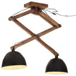 Lampa sufitowa 25 W, czarna, 29x18x85 cm, E27 Lumarko!