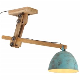 Lampa sufitowa 25 W, postarzany niebieski, 105x30x65-108cm, E27 Lumarko!