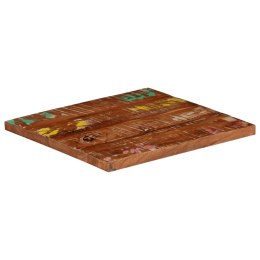 Blat stołu, 60x60x3,8 cm, kwadratowy, lite drewno z odzysku Lumarko!