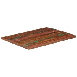 Blat stołu, 90x80x2,5 cm, prostokątny, lite drewno z odzysku Lumarko!