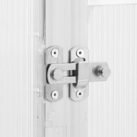 Szklarnia z ramą podstawy, srebrna, 169x114x202 cm, aluminium Lumarko!