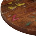 Blat stolika, Ø 50x1,5 cm, okrągły, lite drewno z odzysku Lumarko!