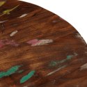 Blat stolika, Ø 50x1,5 cm, okrągły, lite drewno z odzysku Lumarko!