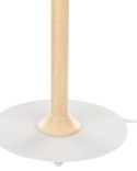 Lampa stołowa drewniana biała MOPPY Lumarko!