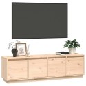 Szafka pod telewizor, 156x37x45 cm, lite drewno sosnowe Lumarko!