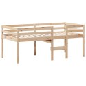 Wysokie łóżko z dachem, 90x200 cm, lite drewno sosnowe Lumarko!