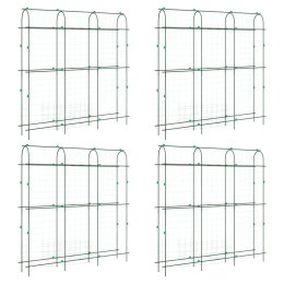Kratki ogrodowe do pnączy, rama w kształcie U, 4 szt., stal Lumarko!