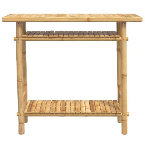 Stolik konsolowy, 90x37x75 cm, bambusowy Lumarko!