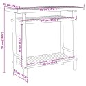 Stolik konsolowy, 90x37x75 cm, bambusowy Lumarko!