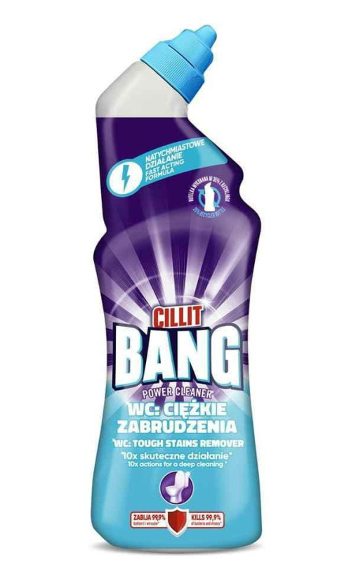 Cillit Bang Żel Do WC Ciężkie Zabrudzenia 750ml..