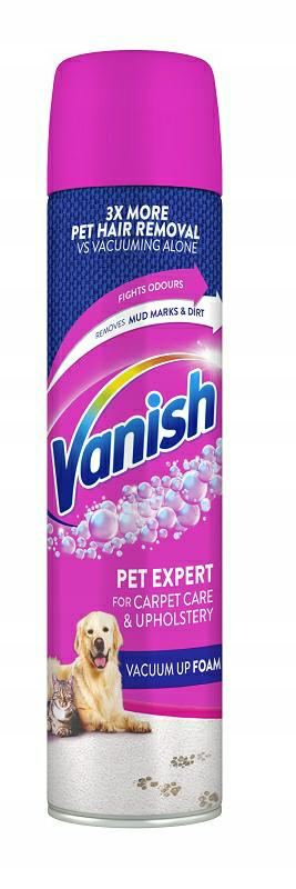 Vanish Pet Expert Pianka Do Czyszczenia Dywanów I Tapicerek 600ml..