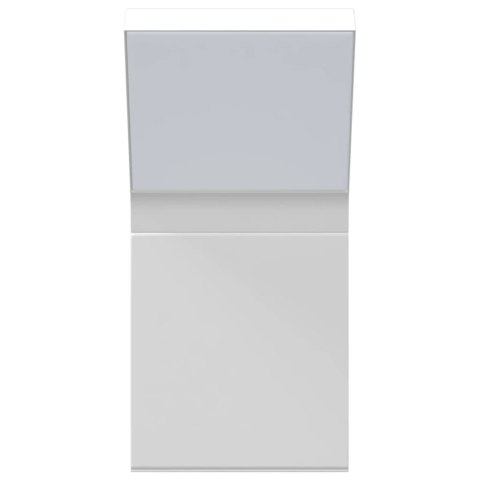 Kinkiety zewnętrzne LED, 2 szt., białe, odlewane aluminium Lumarko!