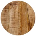 Stolik kawowy, 35x35x45 cm, lite drewno mango i żelazo Lumarko!