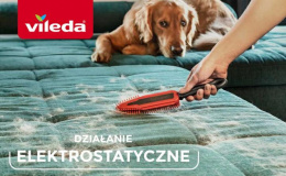 Vileda Pet Pro Szczotka Ręczna Gumowa Electrostatic Brush 173019..