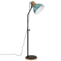 Lampa stojąca, 25 W, postarzany niebieski, 30x30x100-150cm, E27 Lumarko!