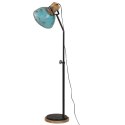 Lampa stojąca, 25 W, postarzany niebieski, 30x30x100-150cm, E27 Lumarko!