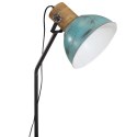 Lampa stojąca, 25 W, postarzany niebieski, 30x30x100-150cm, E27 Lumarko!