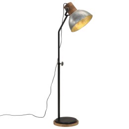 Lampa stojąca, 25 W, srebro vintage, 30x30x100-150 cm, E27 Lumarko!