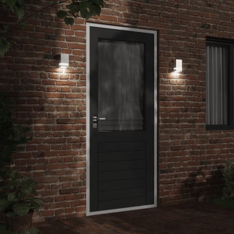 Kinkiet zewnętrzny, srebrny, stal nierdzewna Lumarko!