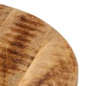 Stolik kawowy, 45x45x40 cm, lite drewno mango i żelazo Lumarko!