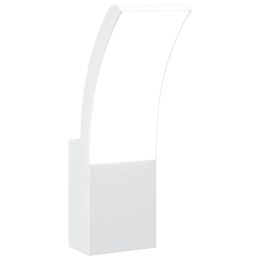 Zewnętrzny kinkiet LED, biały, odlewane aluminium Lumarko!