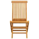 Krzesła ogrodowe z bordowymi poduszkami, 6 szt., drewno tekowe Lumarko!