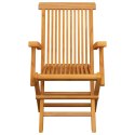 Krzesła ogrodowe z poduszkami taupe, 6 szt., drewno tekowe Lumarko!