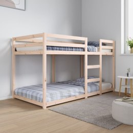 Łóżko piętrowe, 90x190 cm, lite drewno sosnowe Lumarko!