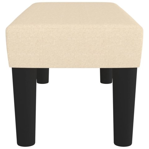 Ławka, kremowa, 70x30x30 cm, tapicerowana tkaniną Lumarko!