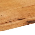 Blat stołu, 40x40x3,8 cm, naturalna krawędź, lite drewno mango Lumarko!