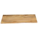 Blat stołu, 90x80x3,8 cm, naturalna krawędź, lite drewno mango Lumarko!