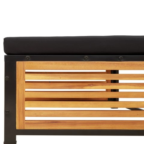 Stolik ogrodowy ze stołkiem lite drewno akacjowe Lumarko!