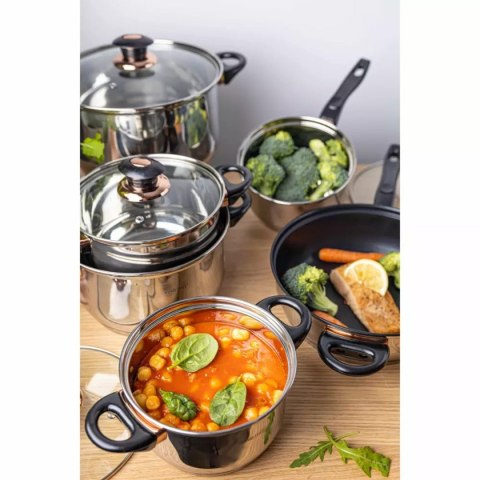 12 ELEMENTOWY ZESTAW GARNKÓW KINGHOFF KH-1767 Lumarko!