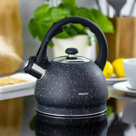 CZAJNIK Z GWIZDKIEM 2L KINGHOFF KH-1403 MARBLE Lumarko!