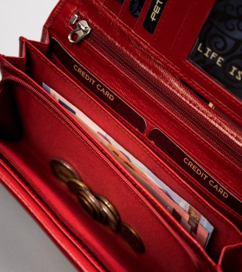 Peterson portfel skórzany PTN RD-32-GCL RED Lumarko!