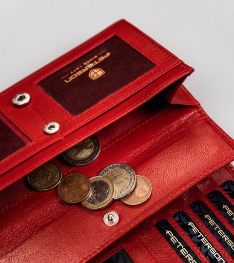 Peterson portfel skórzany PTN RD-32-GCL RED Lumarko!