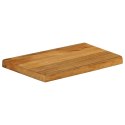 Blat stołu z naturalną krawędzią, 50x20x3,8 cm, drewno mango Lumarko!