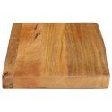 VidaXL Blat stołu z naturalną krawędzią, 50x20x3,8 cm, drewno mango Lumarko!
