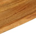 Blat stołu z naturalną krawędzią, 50x20x3,8 cm, drewno mango Lumarko!