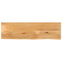 VidaXL Blat stołu z naturalną krawędzią, 110x20x2,5 cm, drewno mango