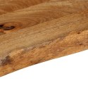 VidaXL Blat stołu z naturalną krawędzią, 110x20x2,5 cm, drewno mango Lumarko!