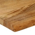 VidaXL Blat stołu z naturalną krawędzią, 140x20x2,5 cm, drewno mango Lumarko!