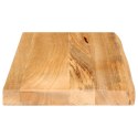 Blat stołu z naturalną krawędzią, 40x20x2,5 cm, drewno mango Lumarko!