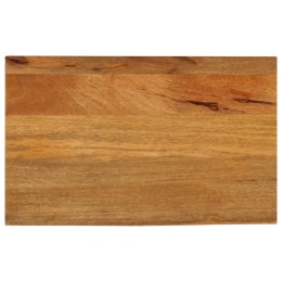 Blat stołu z naturalną krawędzią, 40x30x3,8 cm, drewno mango Lumarko!