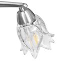 VidaXL Lampa sufitowa ze szklanymi kloszami na 3 żarówki E14, tulipany Lumarko!