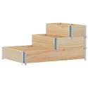 VidaXL 3-poziomowa podwyższona donica, 120x80 cm, lite drewno sosnowe